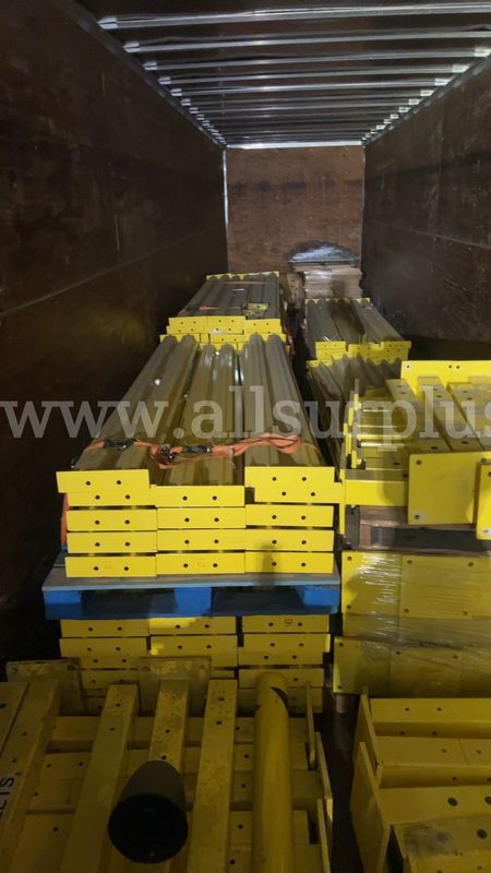 70 Ea. Heavy Duty Steel Warehouse Guardrail Components