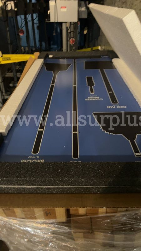 2 Ea. Uline SS Shadow Board Blue H-8043BLU