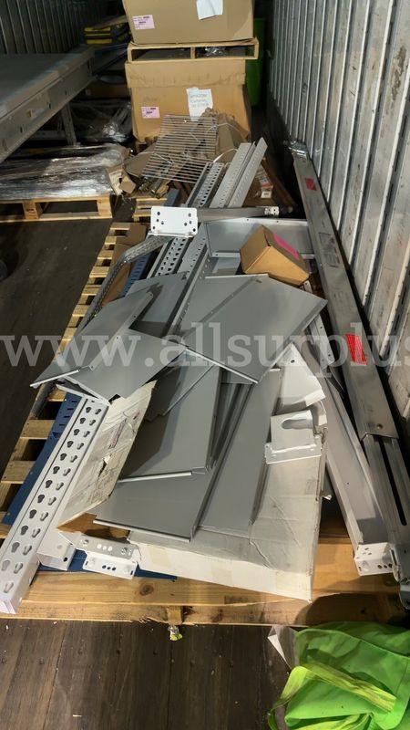 1 Pallet Boltless shelving components pallet