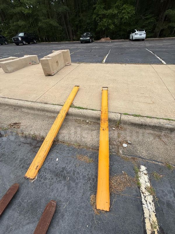 84" Slip-on Steel Forklift Fork Extensions