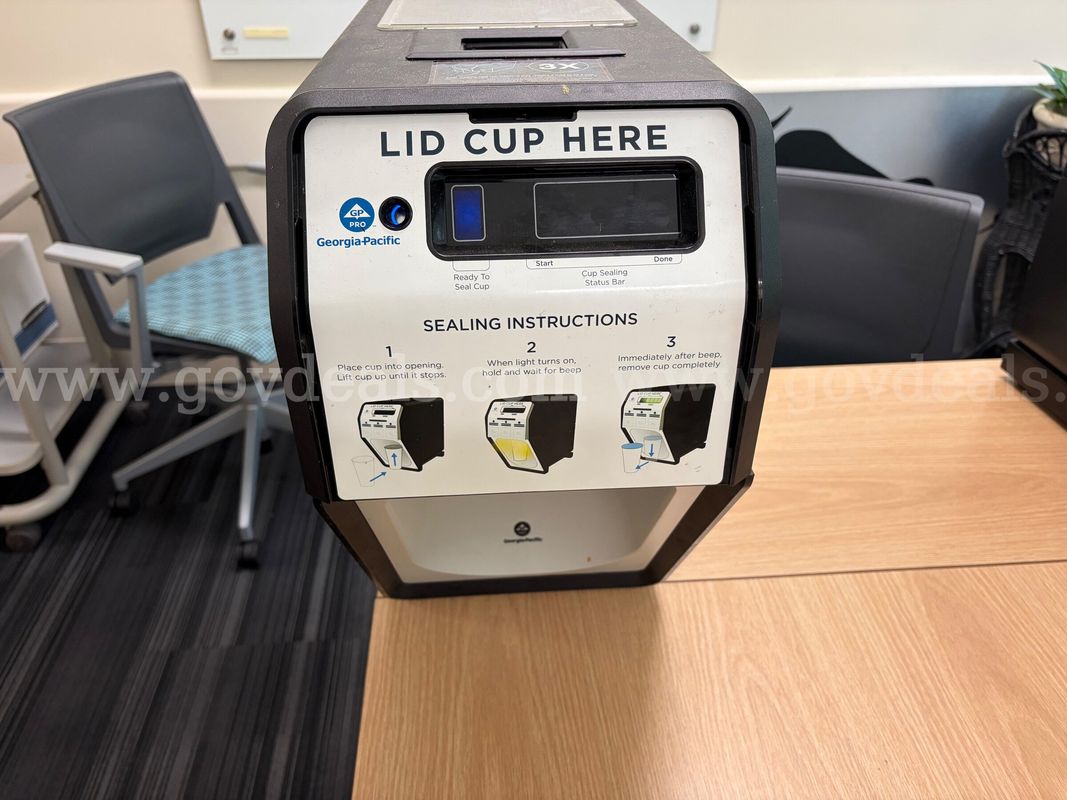 Georgia-Pacific AUTOSLR1 Automated Cup Sealer Beverage Lid Sealing Machine