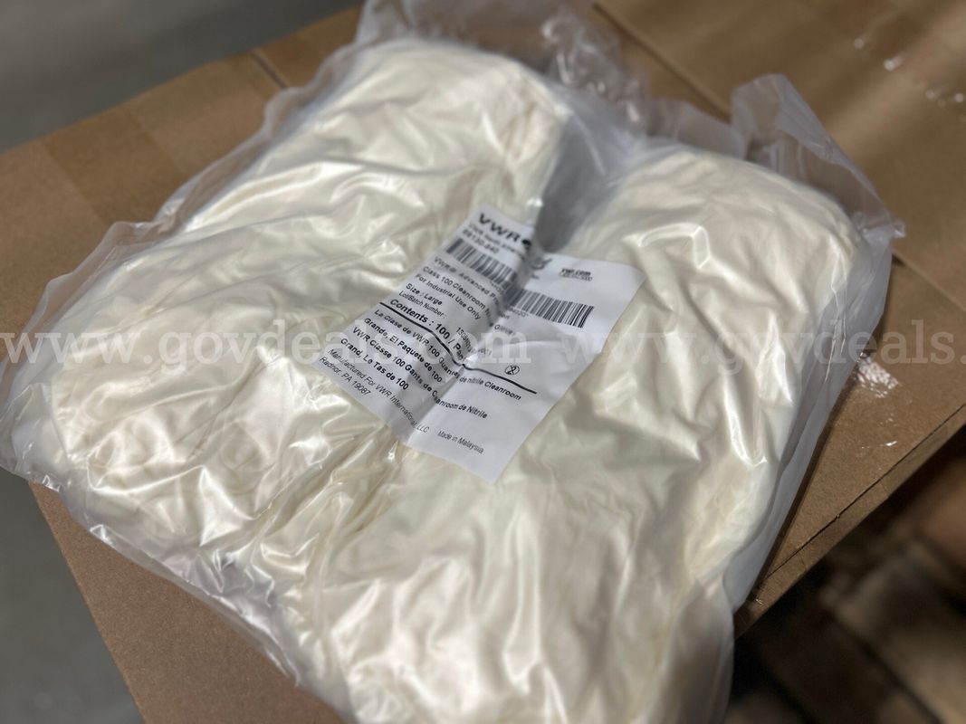 Industrial Cleanroom Gloves (Size LARGE)
