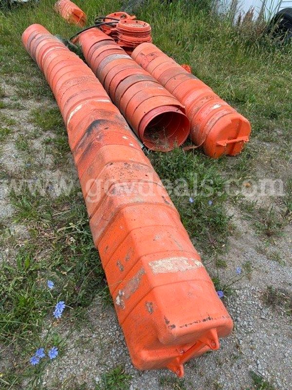Orange traffic barrells