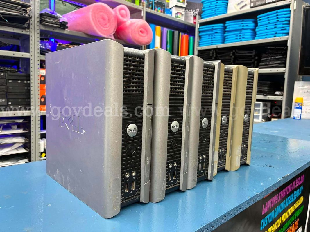Lot of 5 Dell OptiPlex