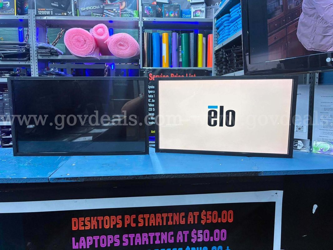Lot of 2 Elo 2494L 23.8" Full HD Open Frame Touchscreen IntelliTouch E330019