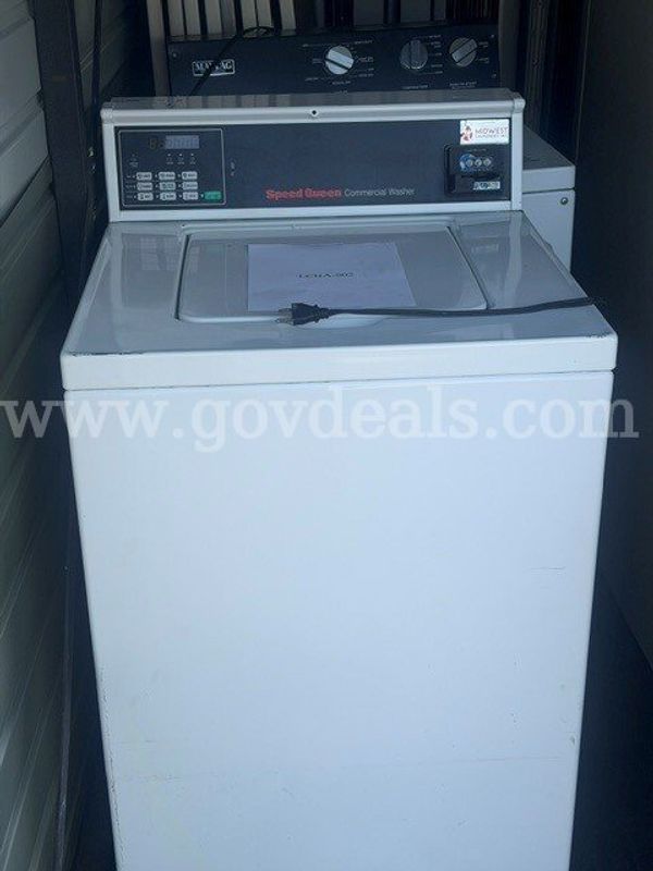 Speed Queen Commercial Washer -There are a few scratches/dent/spots located on this washer