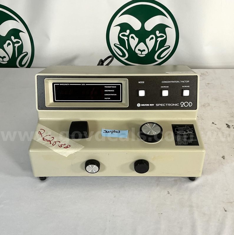Milton Roy Spectronic 20 D Spectrophotometer