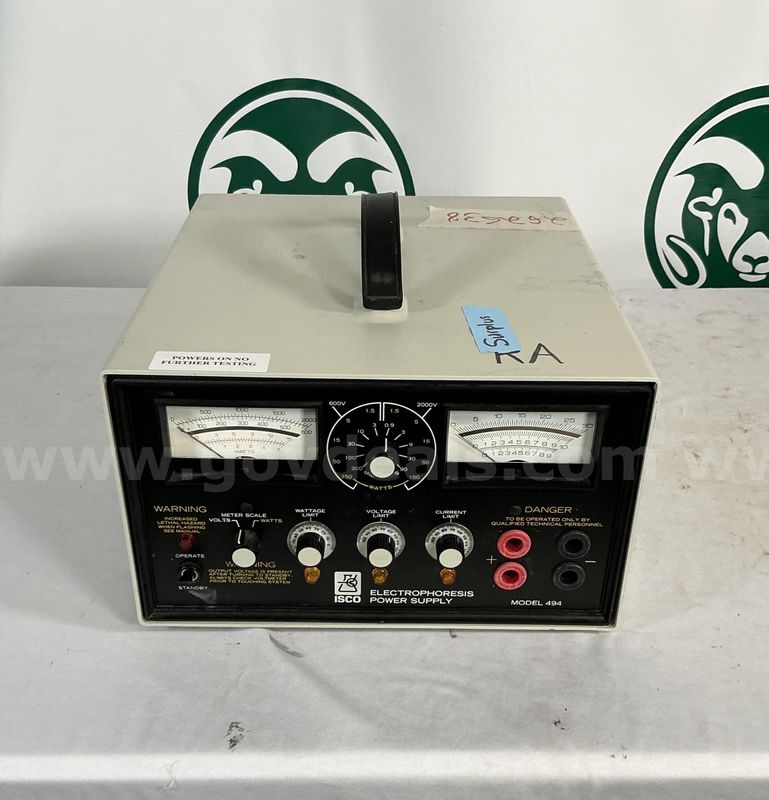 ISCO 494 Electrophoresis Power Supply