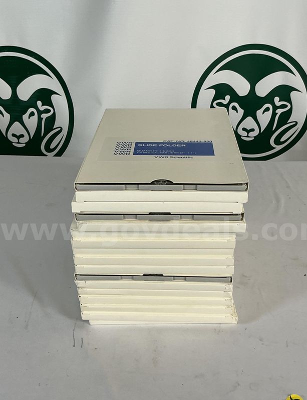 Lot of 17 VWR Slide Folders