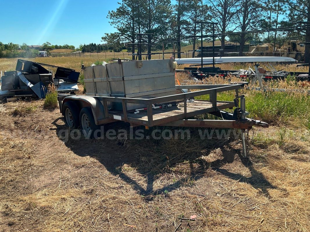 Research Trailer with a Stainless-Steel Water Tank