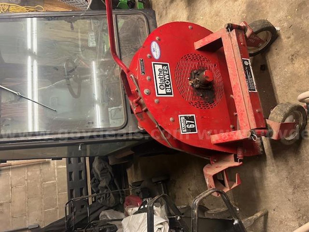Groundmaster 325-D Enclosed cab & Olathe 67" Blower
