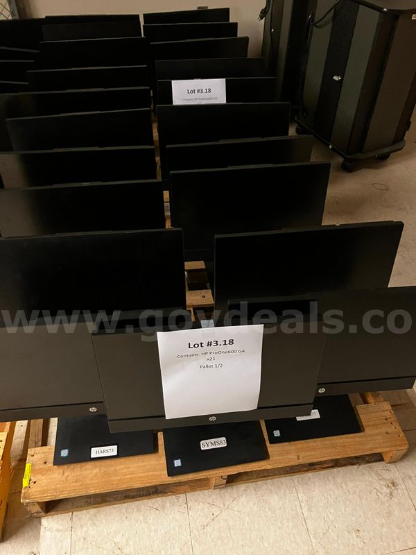 Lot of 21 HP Pro One 600 G4 Non-touch AIOs
