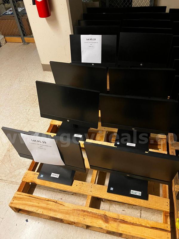 Lot of 16 HP ProOne 600 G4 Non-touch AIOs