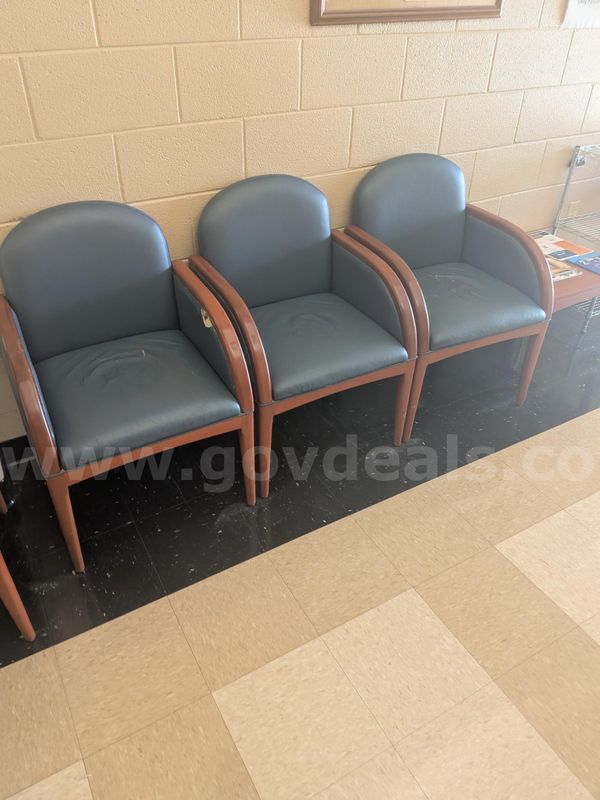24 chairs and 3 tables. Furniture. (HopCC)