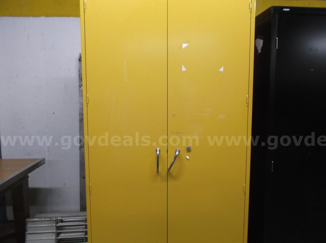 metal storage cabinet