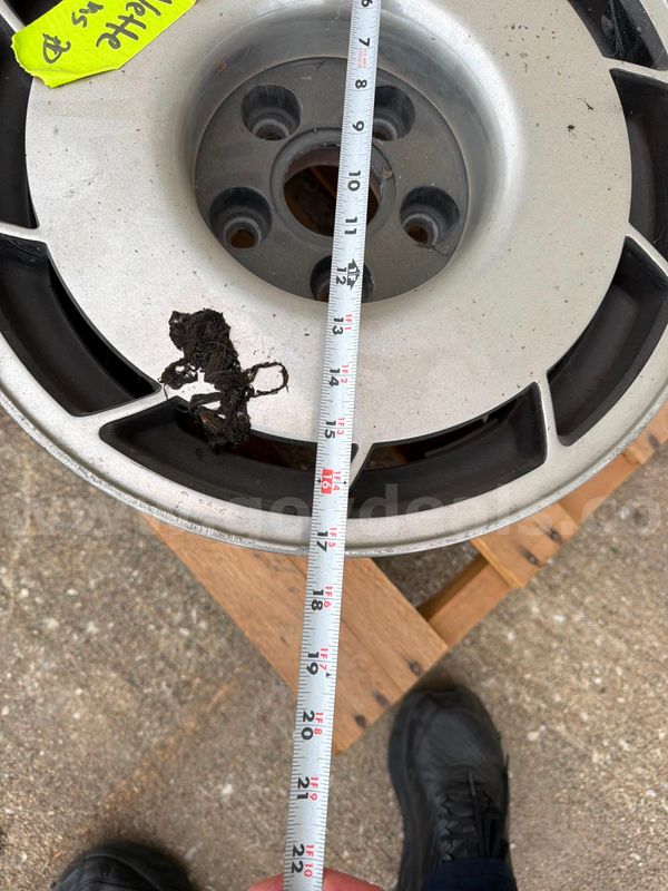 Set of 4 aluminum wheels