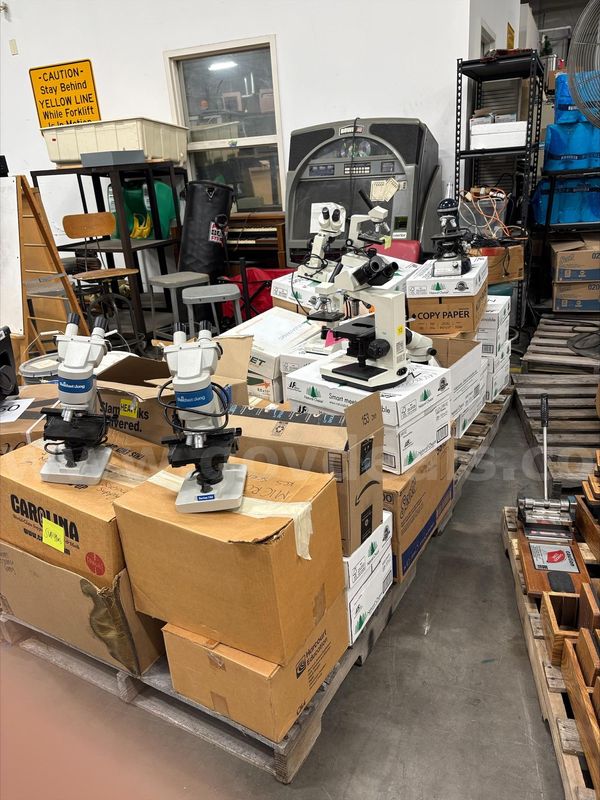Microscopes Assorted Sizes And Styles (Approximately 30) (For Parts Or Repair)