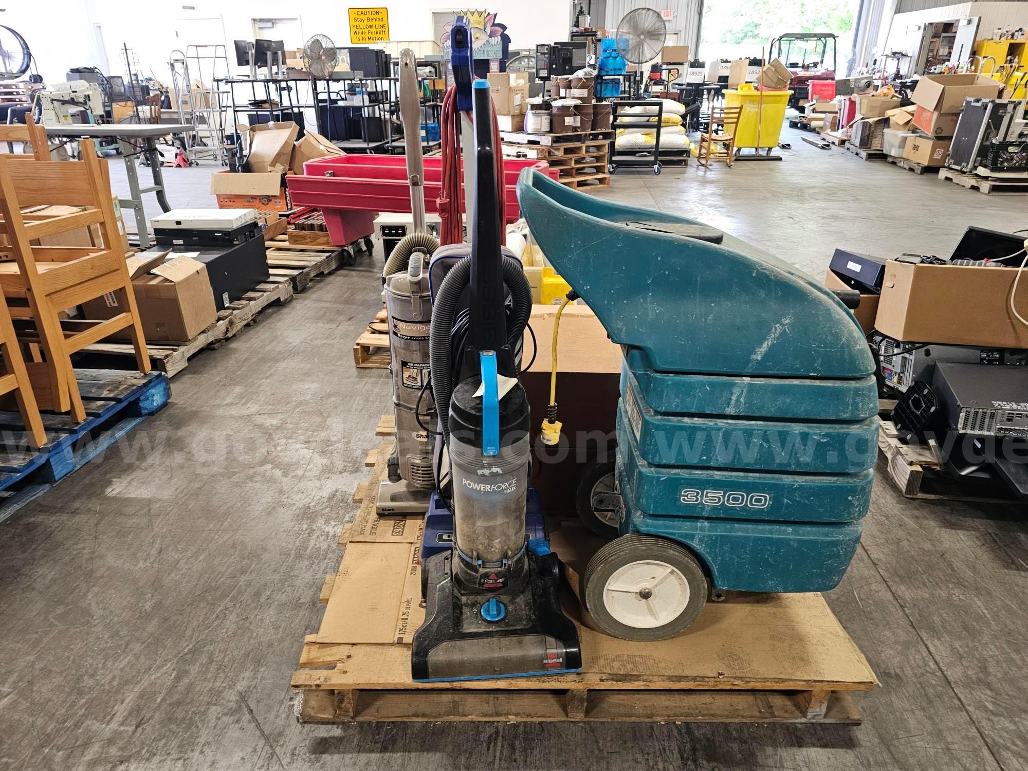 (One) Pallet Of Used Janitorial Equipment (Unknown Working Conditions)