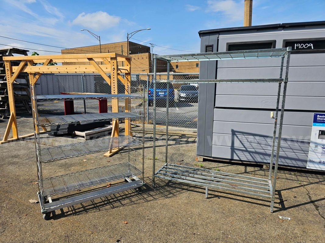 (2) FOOD STORAGE RACKS