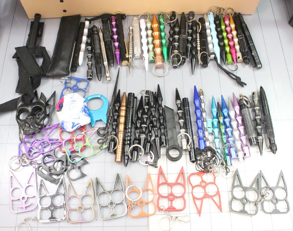 Approximately 6 lbs. of Assorted Self Defense Items, #35810