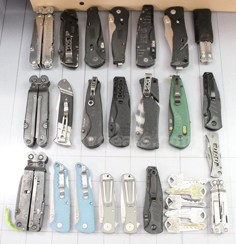 Approximately 6 lbs. of Assorted SOG Knives/etc., #35197