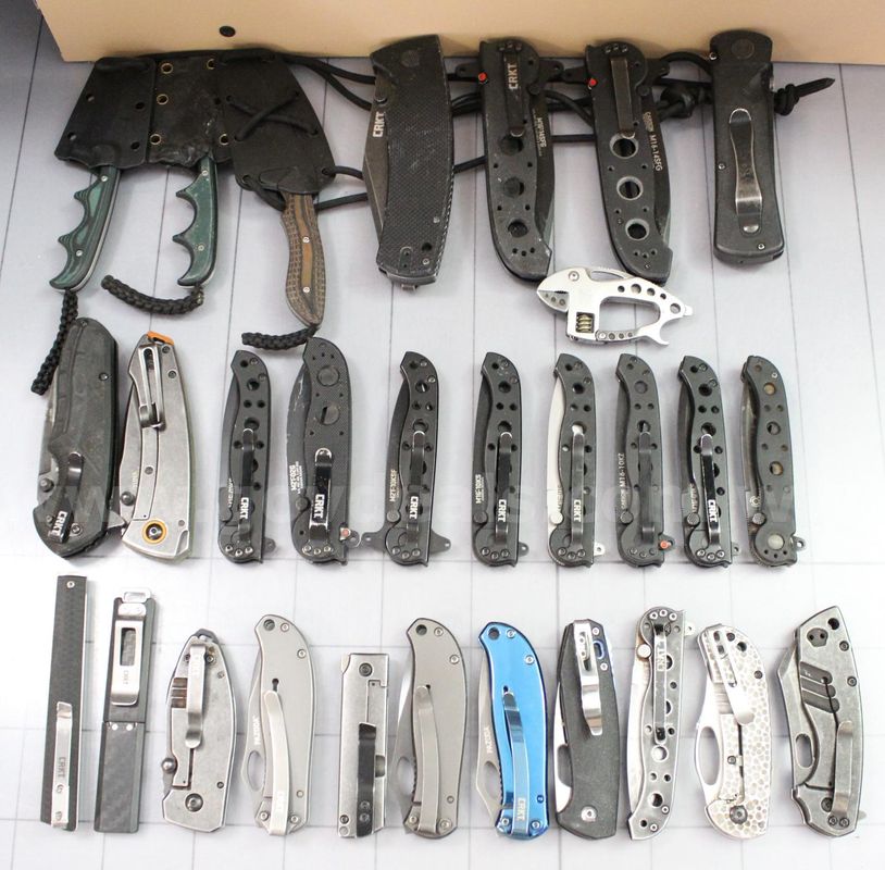 Approximately 6 lbs. of Assorted CRKT Knives, #35198