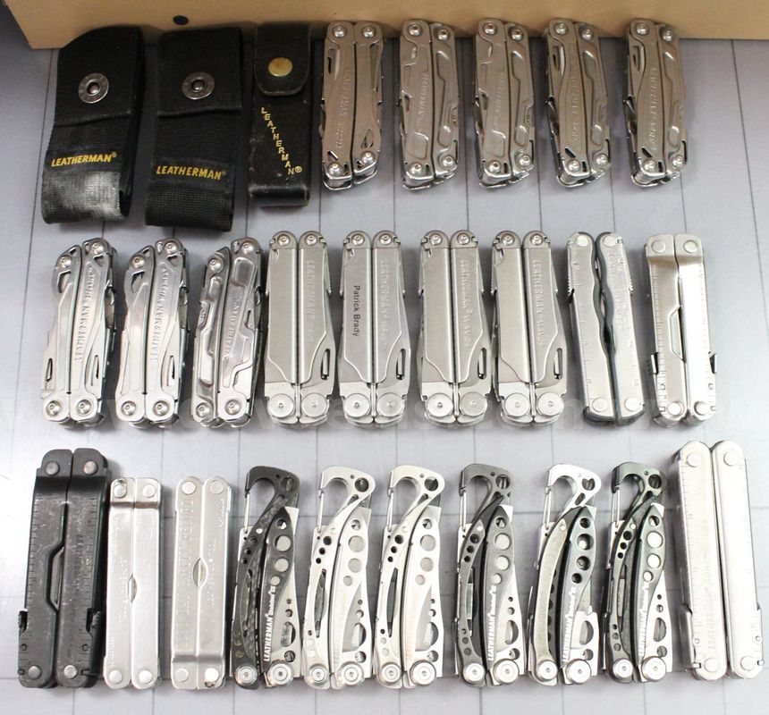 Approximately 10 lbs. of Assorted Leatherman Multi-tools, #35310