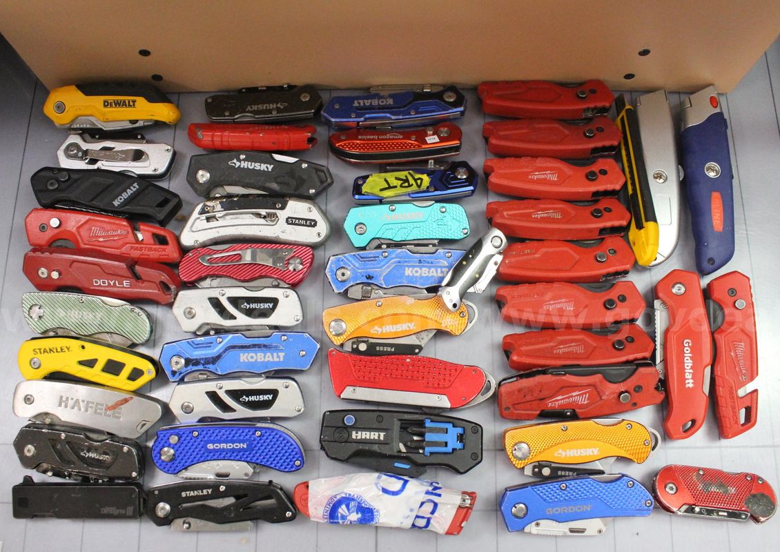 Approximately 11 lbs. of Assorted Box Cutters/Utility Knives, #35731