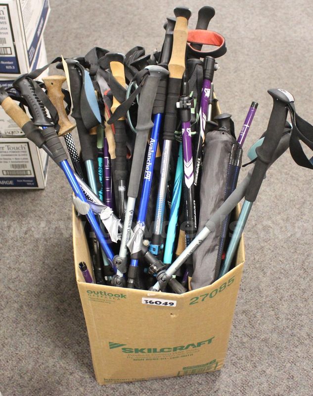 1 Box of Mountaineering/Trekking Poles/Etc., #36049, **PICK UP ONLY**BOX NOT INCLUDED**