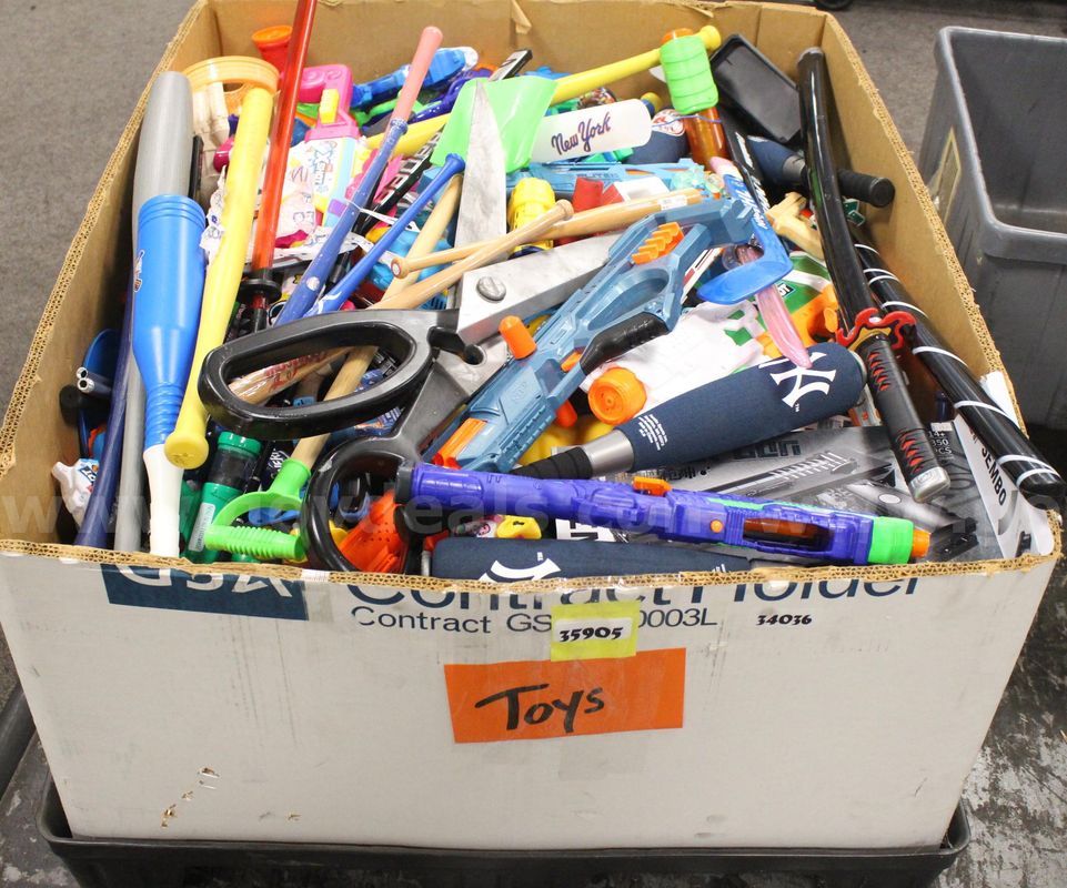 1 Skid of Assorted Toys, #35905, **PICK UP ONLY**TRI-WALL NOT INCLD**