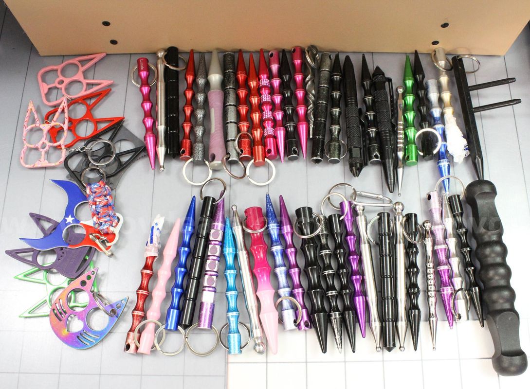 Approximately 6 lbs. of Assorted Self Defense Items, #35997