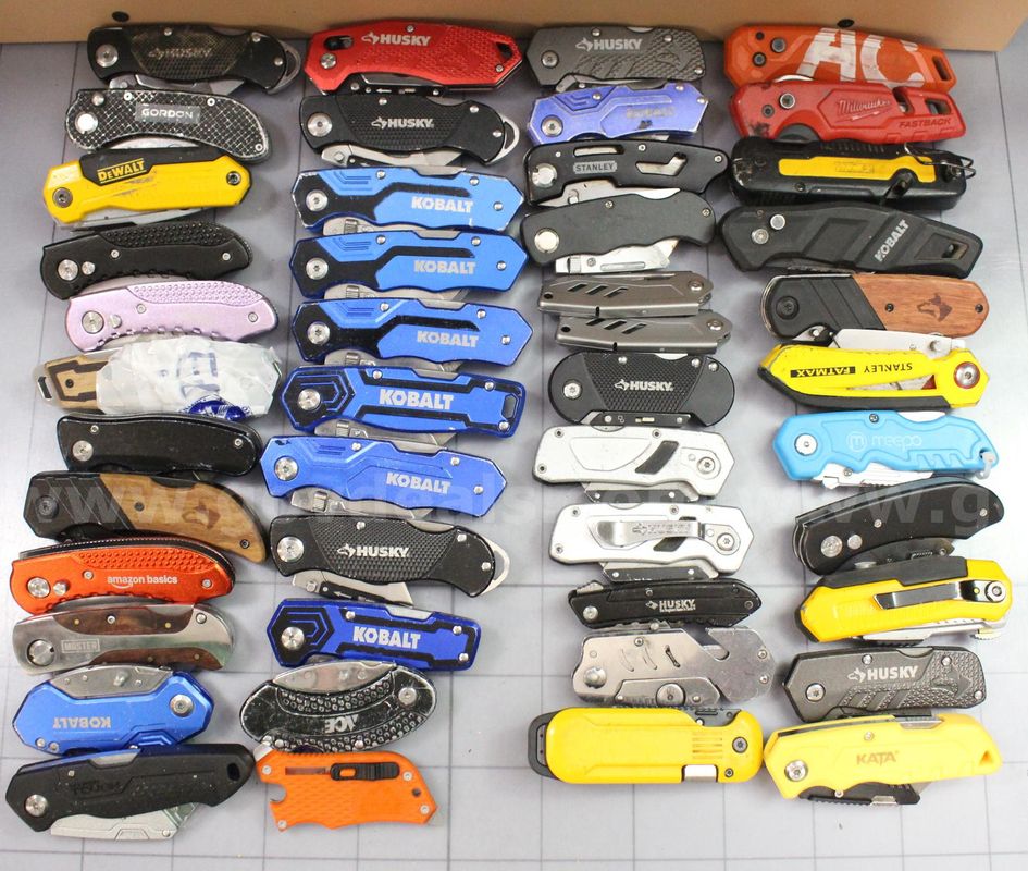 Approximately 11 lbs. of Assorted Box Cutters/Utility Knives, #35734