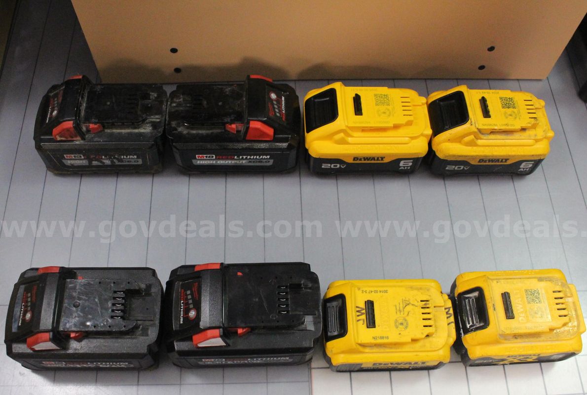 Assorted Power Tool Batteries/etc., #35891 **PICK UP ONLY**