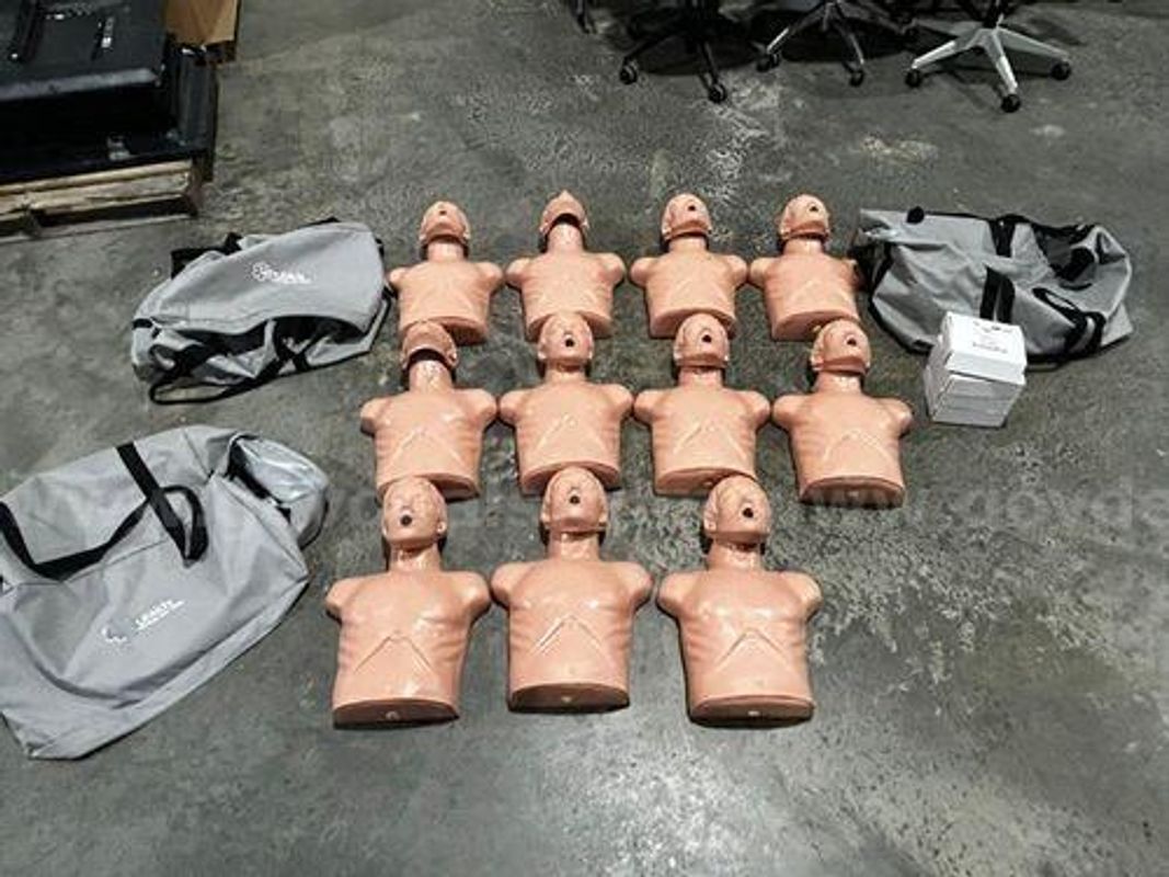 Mannequins, Face Shields, Duffel Bags (221599 NM)