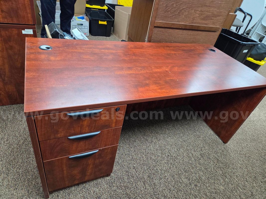 Wooden Desk with 3 drawers
