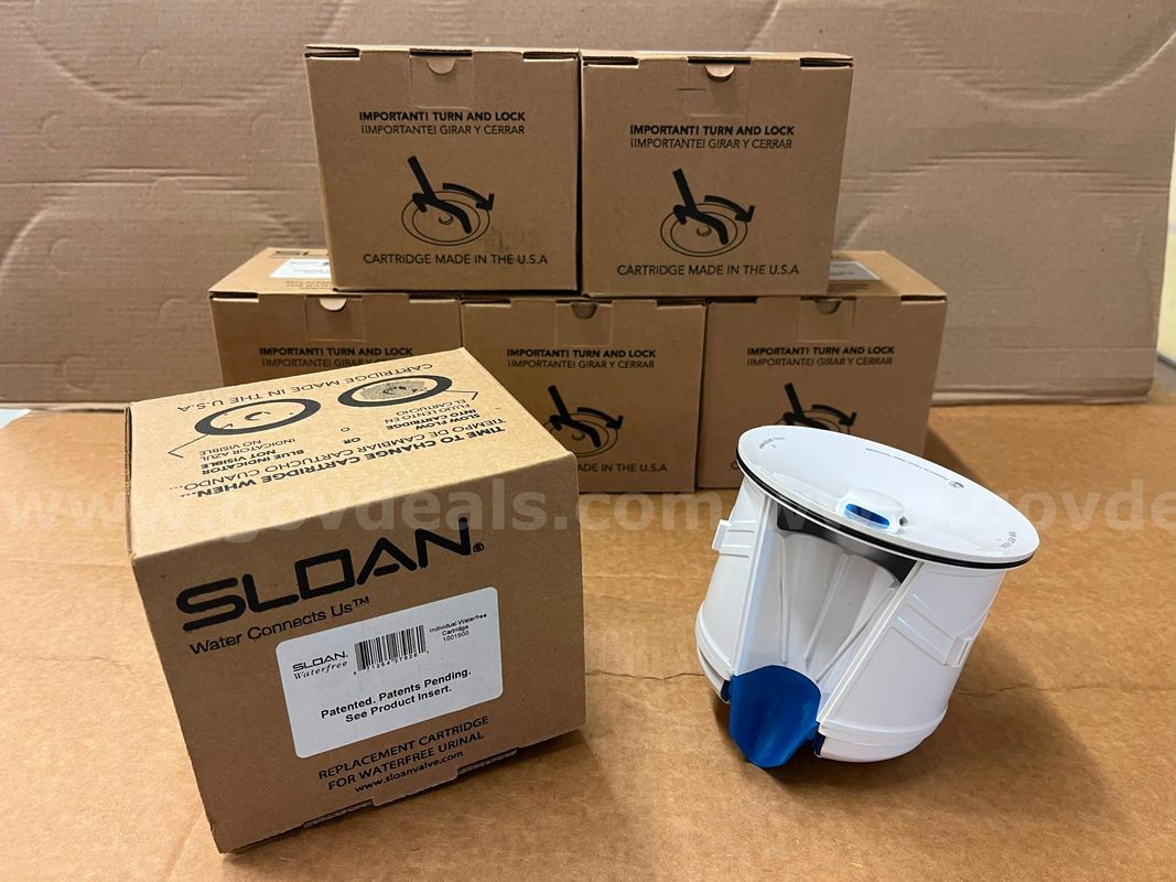 6 Pack of Sloan Waterless Urinal Cartridges