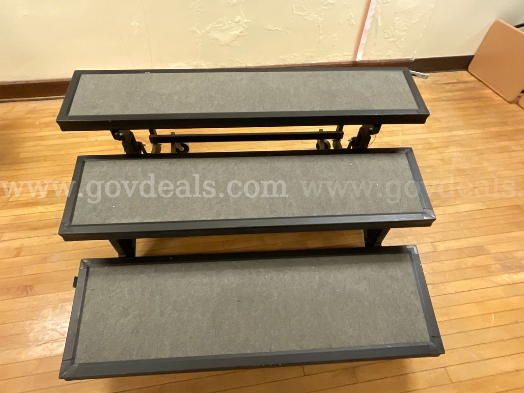 Wenger Choral Risers, 3-Step. Lot of 3