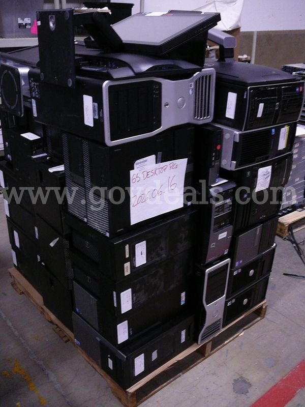 Pallet of 65 Desktop PCs