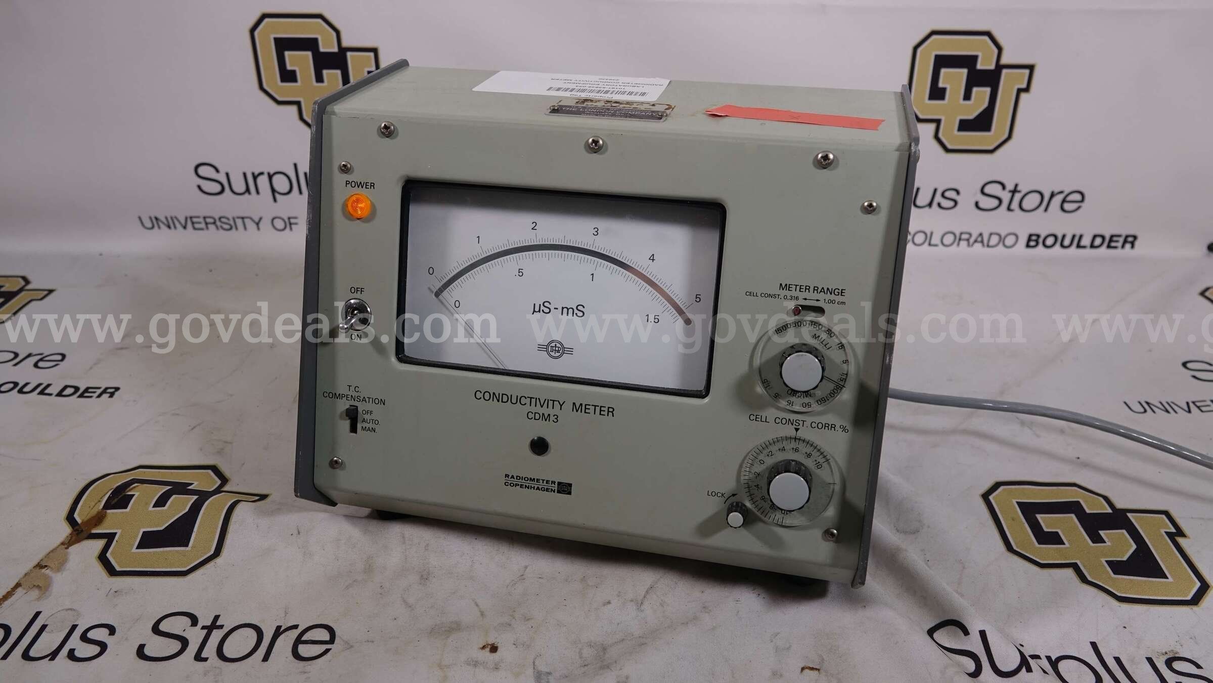 The London Company Radiometer Conductivity Meter CDM3