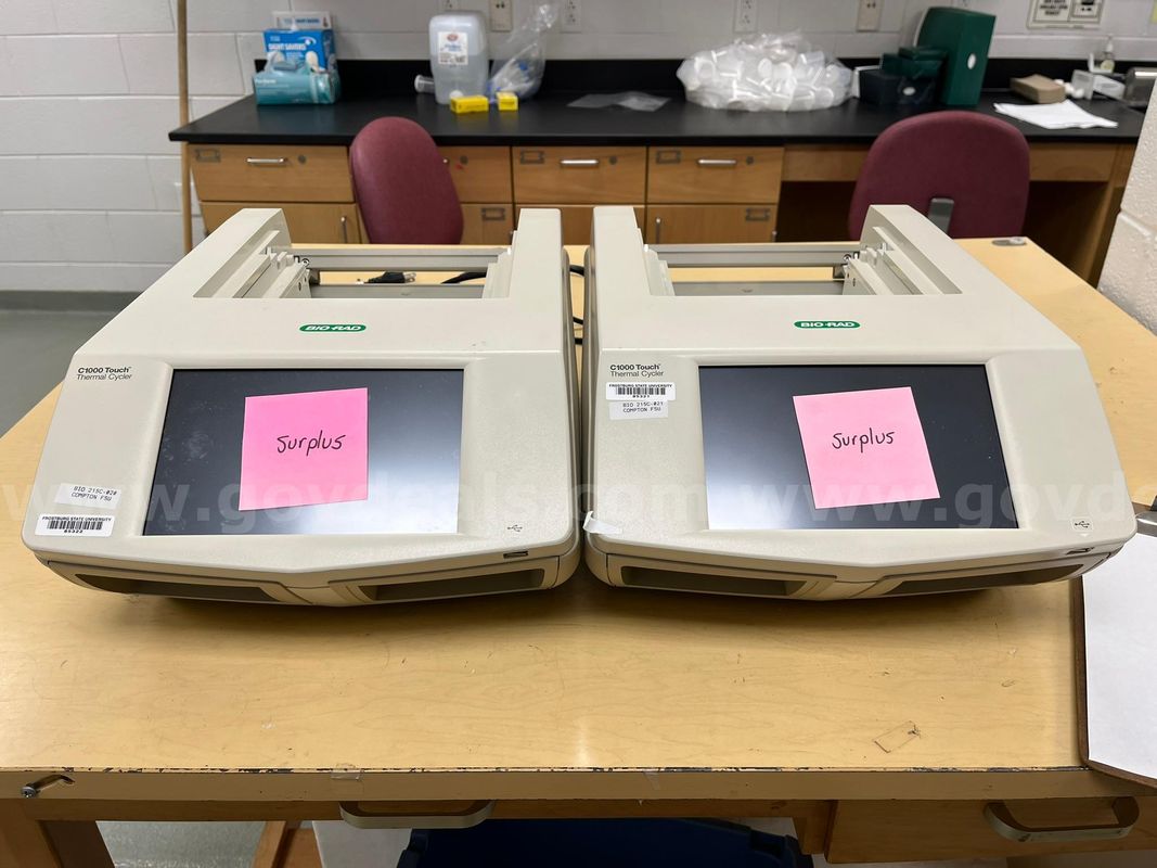 Lot of (2) Bio-Rad C1000 Touch Thermal Cyclers