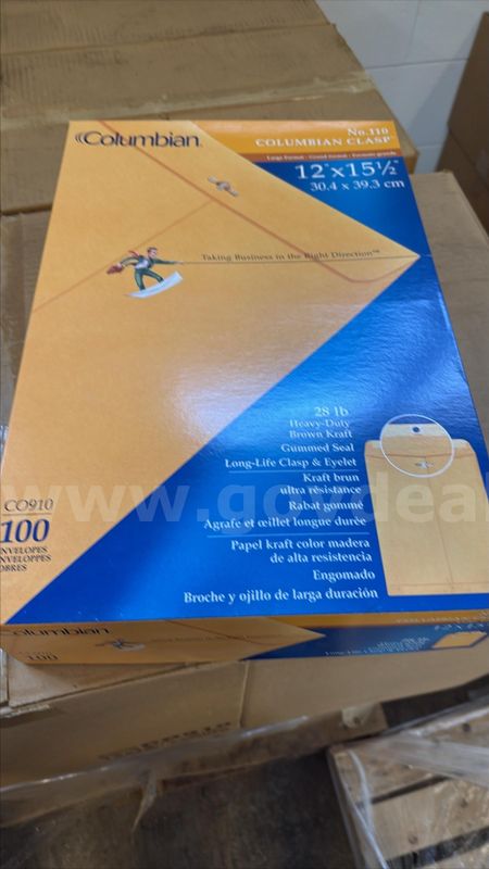 Lot of New 12"x15.5" No. 110 Clasp Envelopes