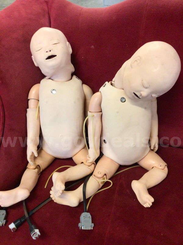 Pair of Laerdal SimBabies
