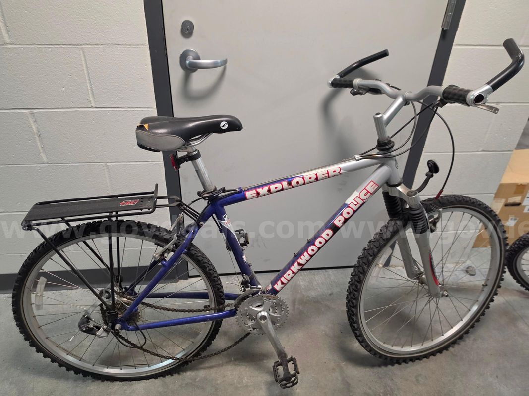 Lot of four Police bicycles