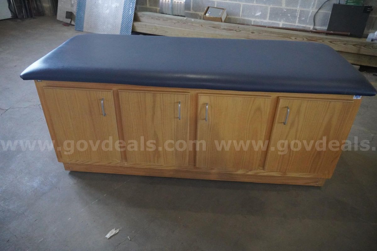 Wooden Therapy Table with Four Doors