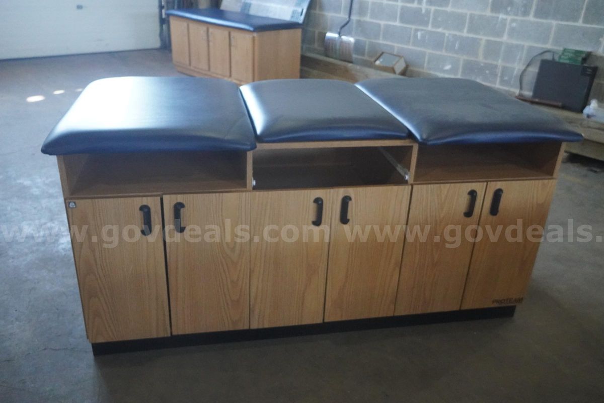 Wooden Therapy Table with Six Doors
