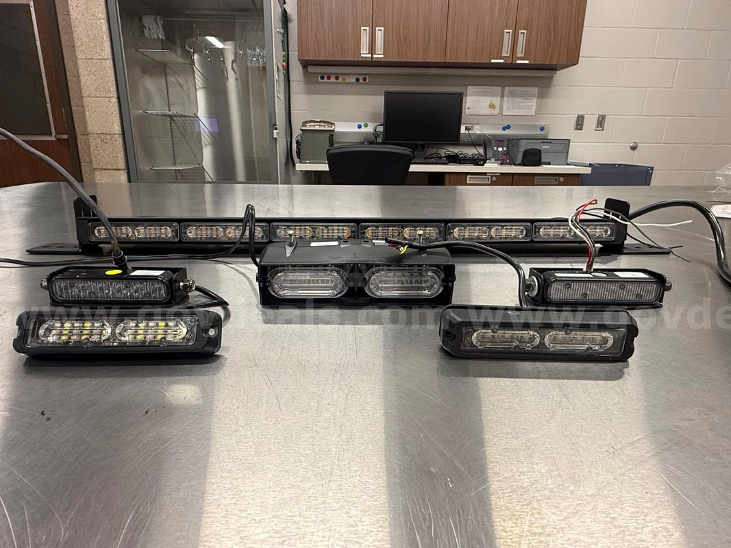 6 Whelen & Code 3 Patrol Vehicle Lights