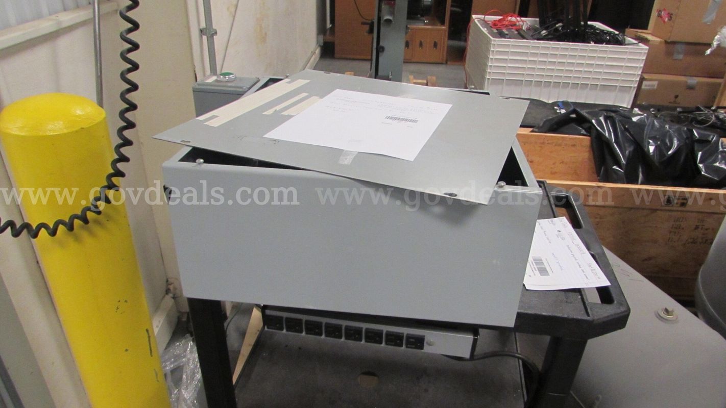 Hoffman Enclosure with Electrical Control Switches and Fuse Breakers