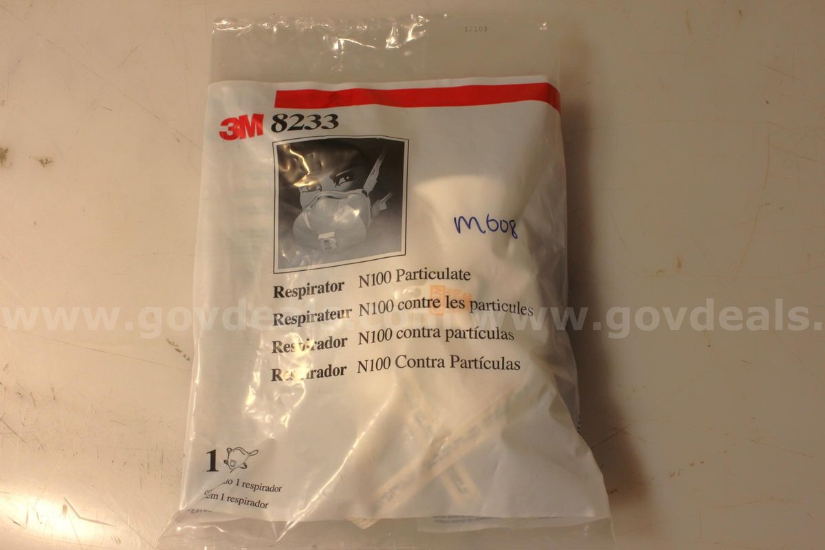 Lot of (114) 3M N100 Respirators