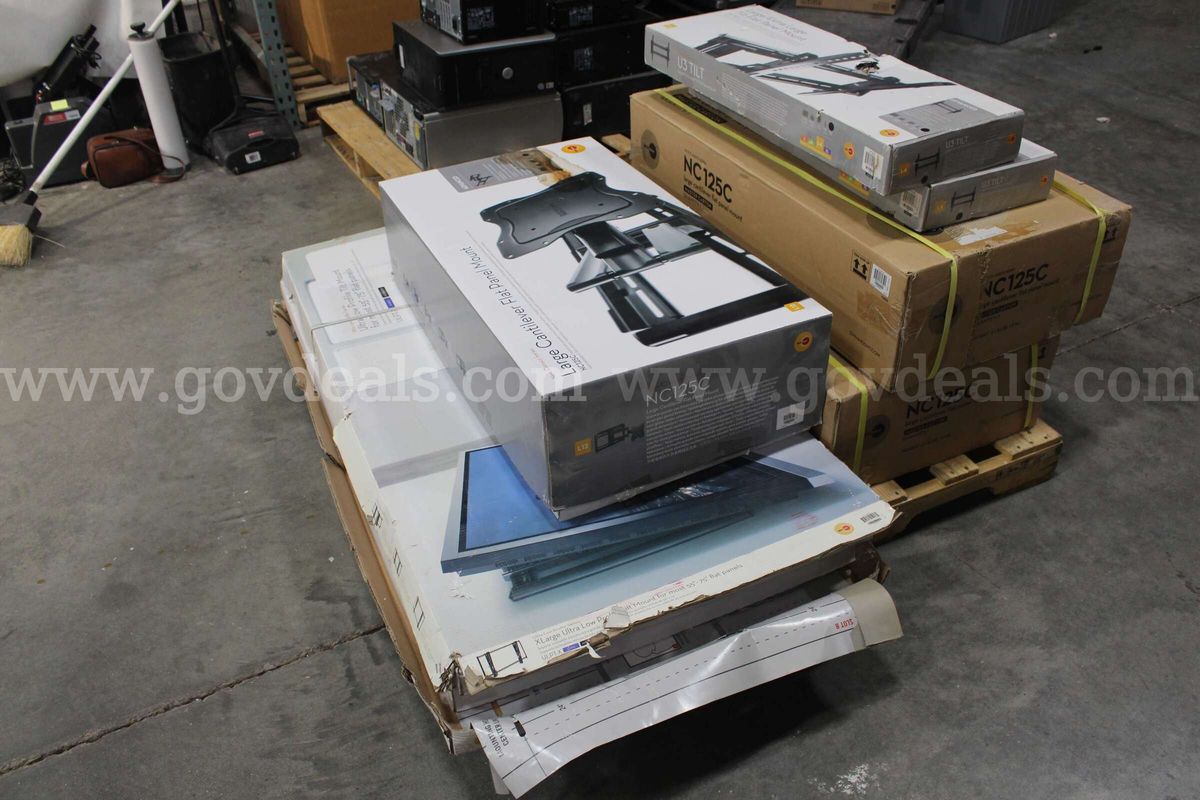 Lot of Flat Screen TV Wall Mounts