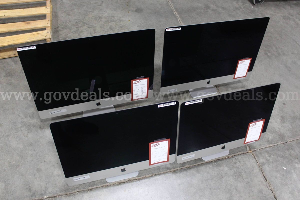 Lot of (4) Apple iMac All-In-One Computers